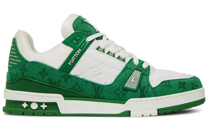 Louis Vuitton Trainer 'Green Monogram Denim' (Unisex)