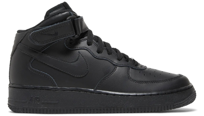 Nike Air Force 1 Mid '07 Triple Black' (Unisex)